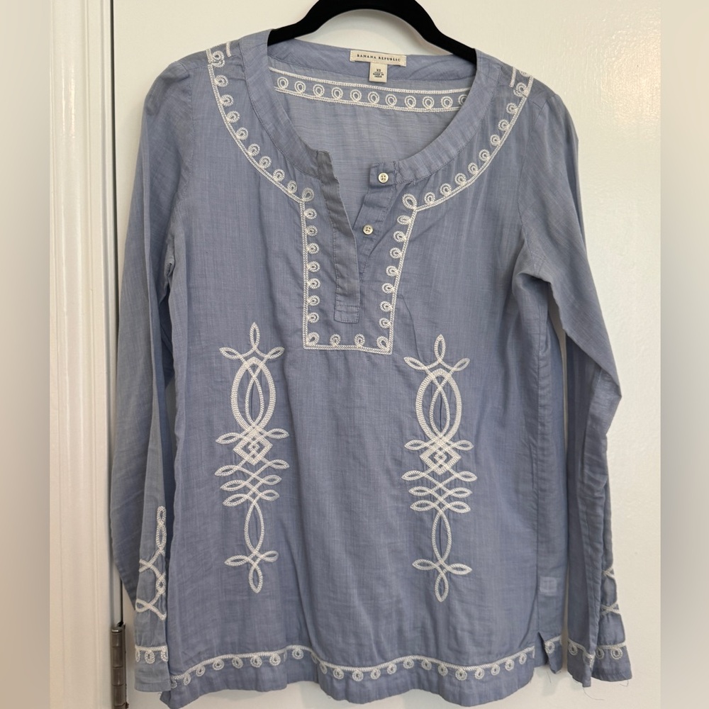 Banana Republic Tunic with Embroidery Detail